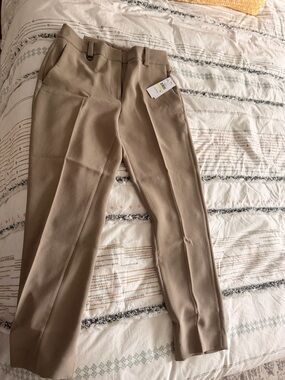 DKNY womens Dress Pants in Light Tan